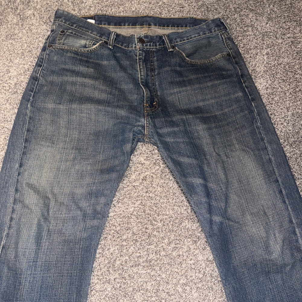 Levis 505 Jeans Mens 38x30 Blue Straight Leg Relaxed Fit‎ Medium Wash Denim